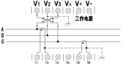 威勝DSSD332-1D主端子接線圖