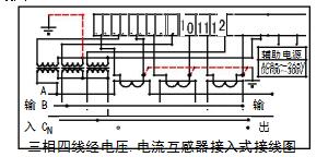 威勝DSSY331-MB3(三相三線)DTSY341-MB3(三相四線)預(yù)付費(fèi)電能表接線圖