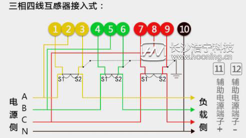 普通三相電表接線圖