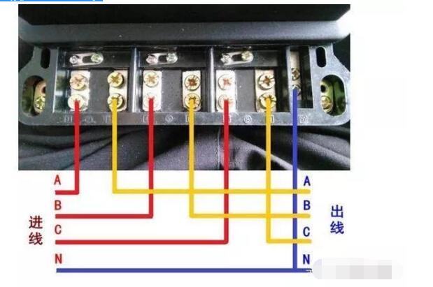 三相電表接線圖片