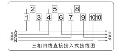 家用三相電表接線圖