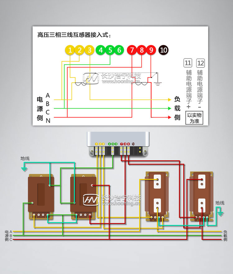 威勝三相電表接線圖